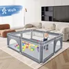 Baby Laufstall Laufgitter 180*150*66cm mit atmungsaktivem Produktbild-Vorschau 2