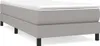 vidaXL Sommier tapissier gris clair 90x190 cm tissu Voir les images du produit 1