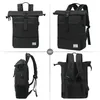 Cityrucksack Freizeitrucksack Groß Damen lässiger Rolltop Produktbild-Vorschau 7
