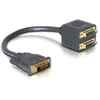 R12C DVI-Y-Adapter Verteiler – DVI-D 24+1 Stecker auf 2× Produktbild-Vorschau 1