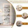 UnboxG Vitrine Glas mit LED, 186.5cm Groß Standvitrine, 2 Produktbild-Vorschau 12