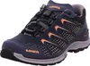 A single blue and orange LOWA hiking shoe is shown against a white background. Voir les images du produit