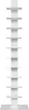 Scaffale 'Eksjö' 150x39x39 cm Bianco Anteprima dell’immagine prodotto 5