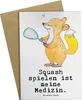 Mr. & Mrs. Panda firmungskarte Fuchs Squash spielen - Weiß Produktbild-Vorschau 1