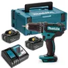 Makita DHP482RMJ, Wiertarka pistoletowa, Czarny, Niebieski, Podgląd zdjęcia produktu 1