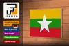 Holzschild Flagge Myanmars 18x12 cm Flag of Myanmar Produktbild-Vorschau 4