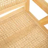 HOMLA ROTIN drevená stolička s prírodným ratanom 50x55x78 Náhľad obrázku produktu 6