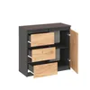KOMTO Kommode mit 3 Schubladen und Türen – Komodenschrank Produktbild-Vorschau 6