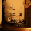 Etagere 3-stöckig Mangoholz mit Metallstange Ø28/23,5/17,5 Produktbild-Vorschau 6