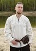 Mittelalter Hemd Corvin mit Schnürung, natur - Produktbild-Vorschau 2