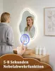 Miroir de salle de bain ZMH avec éclairage asymétrique à Voir les images du produit 4