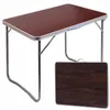 Verk 14468 Turistický stůl - skládací 80 x 60 x 70 cm hnědý Náhled obrázku produktu 4