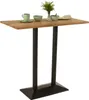 Bistrotisch Baumkante 120 x 60 cm massiv Akazie natur Produktbild-Vorschau 2