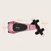 Top-down view of a pink balance bike with dimensions indicated by measurement lines and text. Náhled obrázku produktu