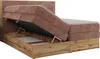 MKS MEBLE Boxspringbett WOOD CLASSIC KING, Doppelbett mit Produktbild-Vorschau 6