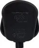 Steckeradapter Typ G (UK) BS-1363, Schwarz, mit Produktbild-Vorschau 3