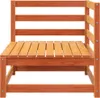 vidaXL Gartensofa mit Fußhocker 2-Sitzer Wachsbraun Produktbild-Vorschau 6