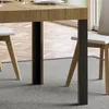 Ausziehbarer Tisch 90x130/234 cm Nature Oak Line Anthrazit Produktbild-Vorschau 5