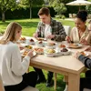 Vassoio girevole - Lazy Susan - Rotazione a 360° - Ovale in Anteprima dell’immagine prodotto 3