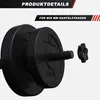GYRONETICS® Hantelscheiben - 30kg Set, 2 x 5 kg, 6 x 2,5 Produktbild-Vorschau 3