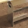 vidaXL Karmidło dla kurczaków srebrne 81 x 32 x 53,5 cm Podgląd zdjęcia produktu 3
