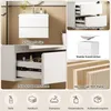 Mobile lavabo sospeso Merax, mobile da bagno con lavabo in Anteprima dell’immagine prodotto 7