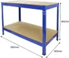 Établi, table de travail, table d'atelier, table de garage, Voir les images du produit 6