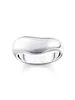 A silver ring is shown against a white background. Produktbild-Vorschau