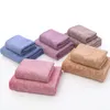 FEBE Handtücher Badetuch 70x140 + 50x100 cm Lila Violett Produktbild-Vorschau 3
