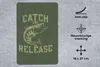 MuchoWow® Mauspad Mousepad Jahrgang - Fisch - Text 18x27 cm Produktbild-Vorschau 2