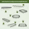 COSTWAY, 10 stuks decoratieve tuinhekken, metalen Productafbeelding-voorbeeld 5