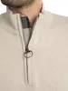 Barbour Baumwollstrick mit halbem Reißverschluss, Beige XL Produktbild-Vorschau 5