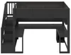 Gaming-Hochbett 90x200 cm mit Schreibtisch, Stauraumtreppe, Produktbild-Vorschau 18