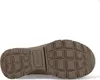 The underside of a brown shoe sole is shown against a white background. Voir les images du produit