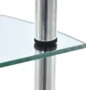 vidaXL Étagère avec 4 étagères Transparent 30x30x100 cm Voir les images du produit 3