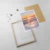 Gerahmtes Poster - Rahmen in heller Eiche - Sonne Strand Produktbild-Vorschau 4