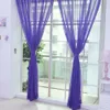 Feste Farbe Tüll Voile Tür Fenster Vorhang Vorhang Panel Produktbild-Vorschau 5