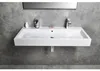 Sapho Orinoko - Lavabo doppio 1000x420 mm, con sfioratore, Anteprima dell’immagine prodotto 4