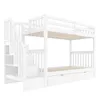 Sweiko 90x200cm Etagenbett, Treppenregal, ausgestattet mit Produktbild-Vorschau 12