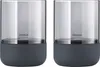 Blomus Teelichthalter Calma Steel Grey-Smoke (2-teilig) Produktbild-Vorschau 1