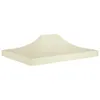 vidaXL Tetto della tenda party 4,5x3 m crema 270 g/m² Anteprima dell’immagine prodotto 11