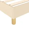 vidaXL Boxspringbettgestell Creme 180x200 cm Stoff Produktbild-Vorschau 8
