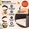 CASARIA® Gartenstühle 4er Set Polyrattan Stapelbar mit Produktbild-Vorschau 4