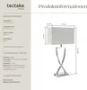 Stolní lampa Avina, moderní design, 60W - chromová barva Náhled obrázku produktu 10