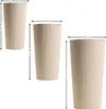 HowHomely | Pflanzentöpfe - Blumenkübel - beige - 3er Set - Produktbild-Vorschau 3