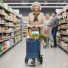 Wózek torba na zakupy na kółkach składany wodoodporny 42l Podgląd zdjęcia produktu 11
