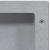 vidaXL Sprchová nika Matt Grey 41x36x10 cm Náhľad obrázku produktu 3