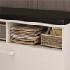 Armadio per scarpe bianco con seduta e vano portaoggetti, 6 Anteprima dell’immagine prodotto 3