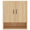 vidaXL Szafka ścienna dąb sonoma 60x31x70 cm materiał Podgląd zdjęcia produktu 5