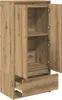 vidaXL Szafka z szufladą dąb Artisan 55,5x34x119,5 cm Podgląd zdjęcia produktu 5